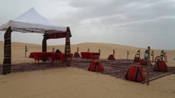 customised VIP majlis desert safari