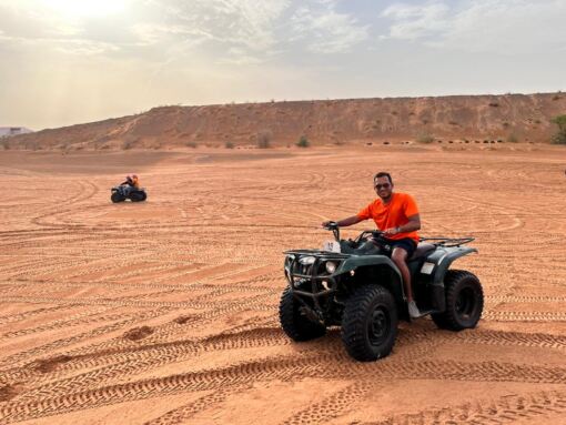 morning desert safari with quad bike
