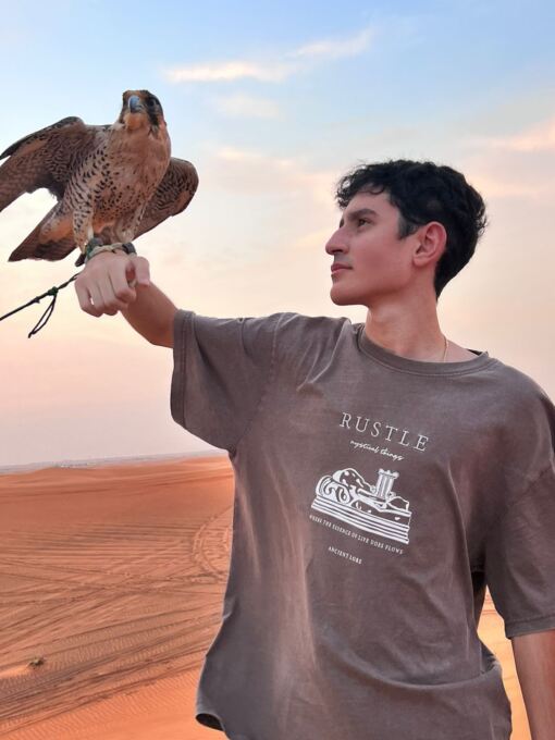 falcon photography desert tour Dubai