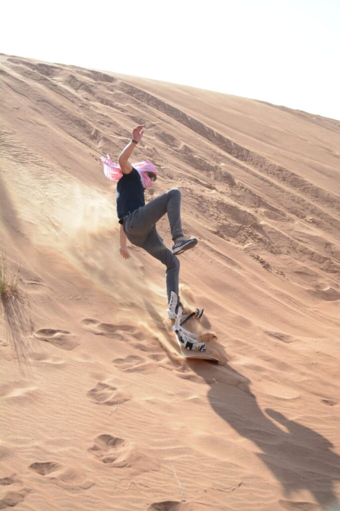 sand boarding desert safari 2023
